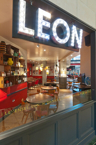 Leon Restaurant - Blue Water Shopping Centre, Dartford, UK 
Leon Restaurant - Blue Water Shopping Centre, Dartford, UK
Copyright - Richard Southall