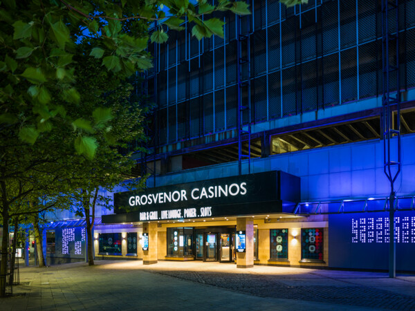 A9345740 
 Grosvenor Casino - Nottingham
Copyright - Richard Southall 
 Keywords: Grosvenor, Casino, Nottingham, gambling, roulette, cards, poker, gaming, bar, UK, maid, marian, way, NG1, Copyright, Richard, Southall, emphasis, photography, photographer